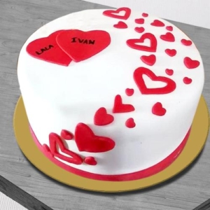 ROUND FONDANT CAKE 1.5KG