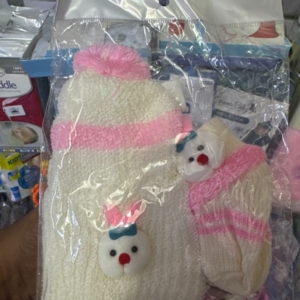 WOOL CAP & SOCKS NO1(PINK)