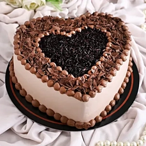 HEART CHOCOLATE CAKE 1KG