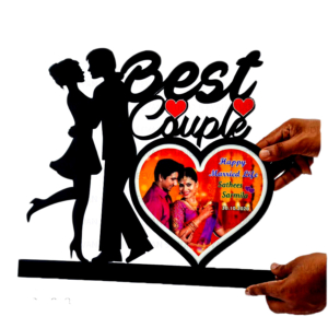 3D wall cristal love Couple Photo frame (wedding,Birthday,Anniversary)