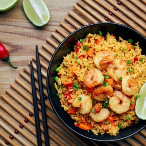 PRAWNS FRIED RICE